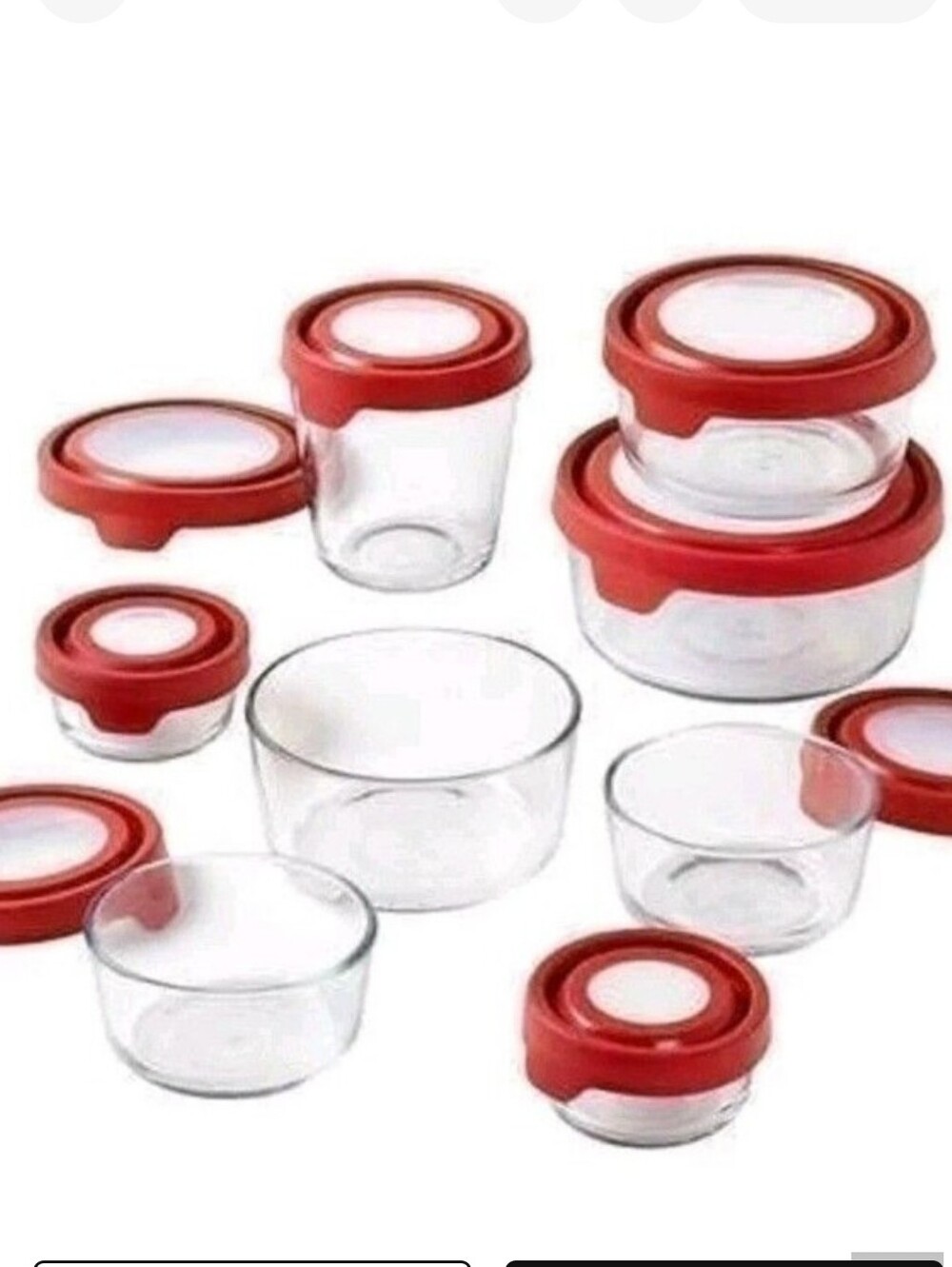 Anchor Hocking TrueSeal Glass Food Storage, Set of 16